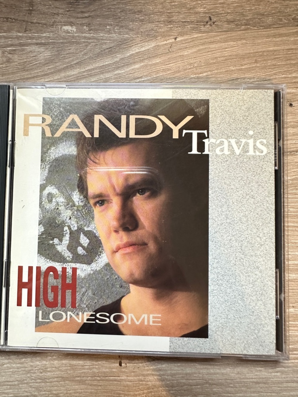Warner Bros. Randy Travis Album Back Cover — White, Green, Red